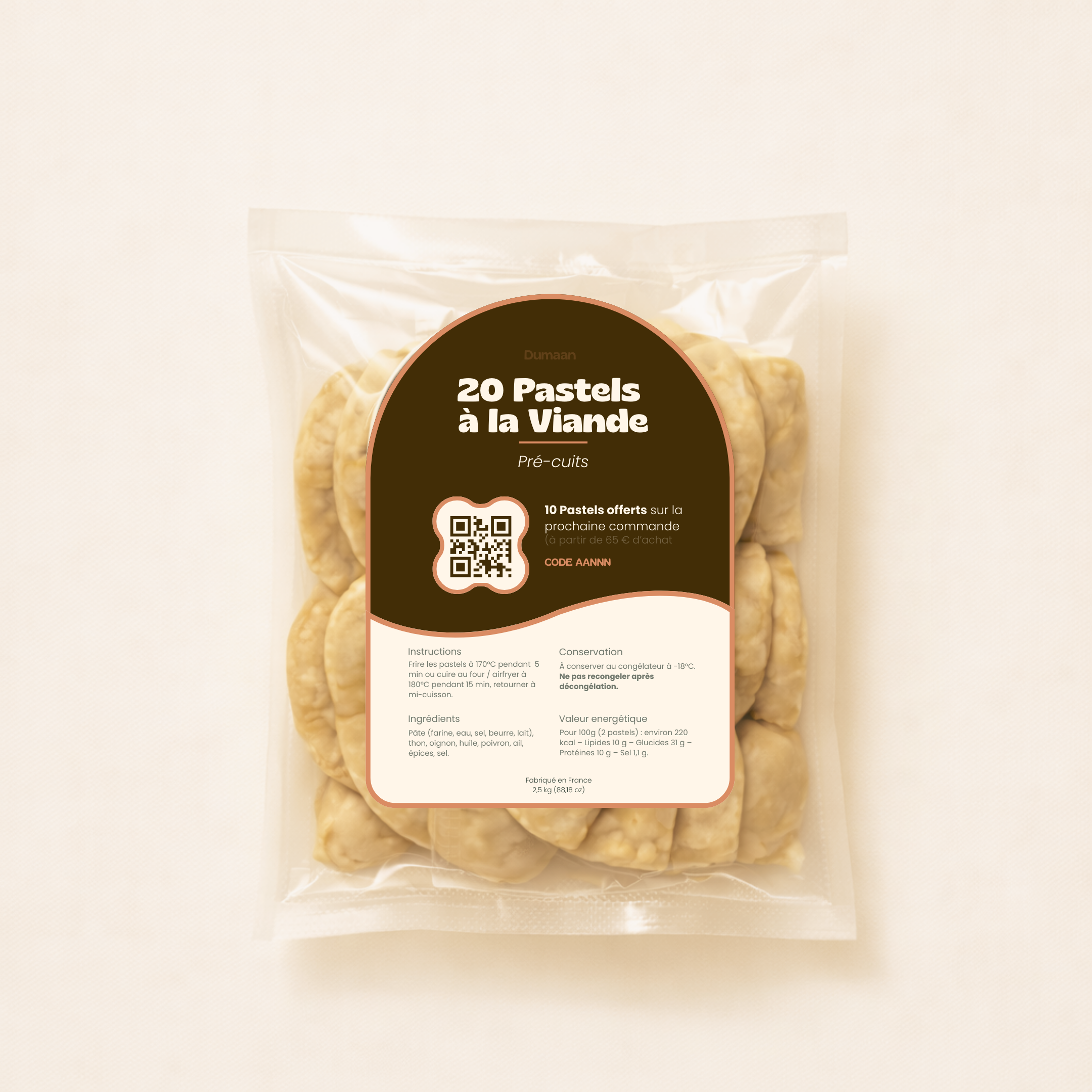 Des Pastels Surgélés avec du Goût
– Dumaan